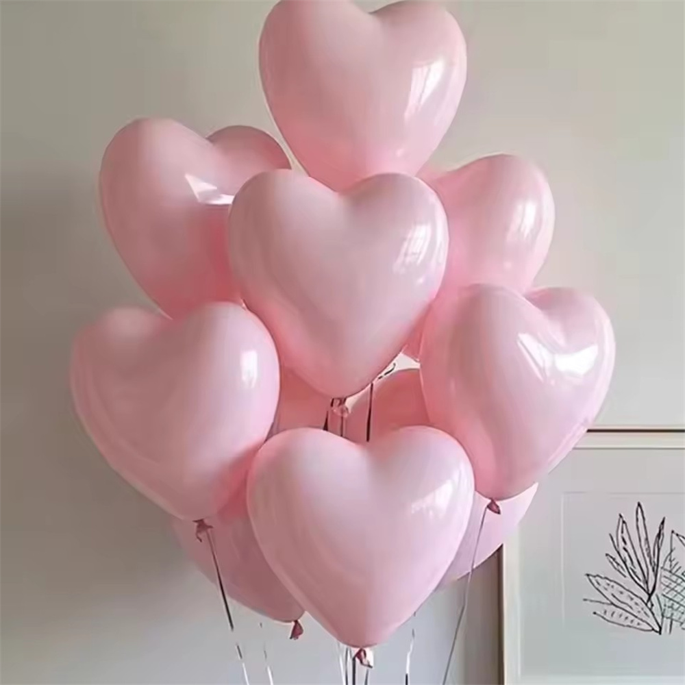 Balloon Pump Hand - 20 szt. 10-calowych różowych balonów lateksowych