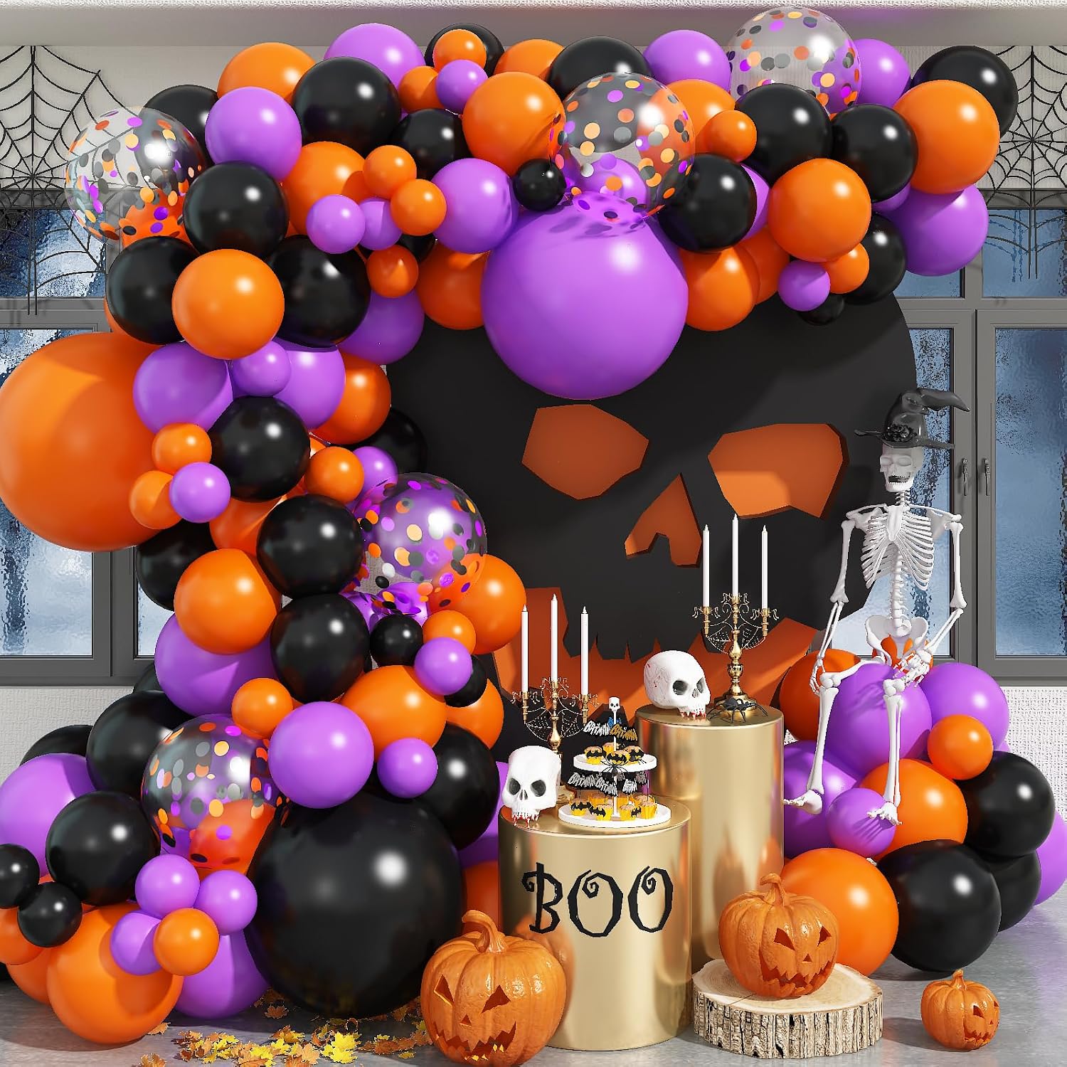 Balloon Arch Kit - Zestaw girland z balonów na Halloween