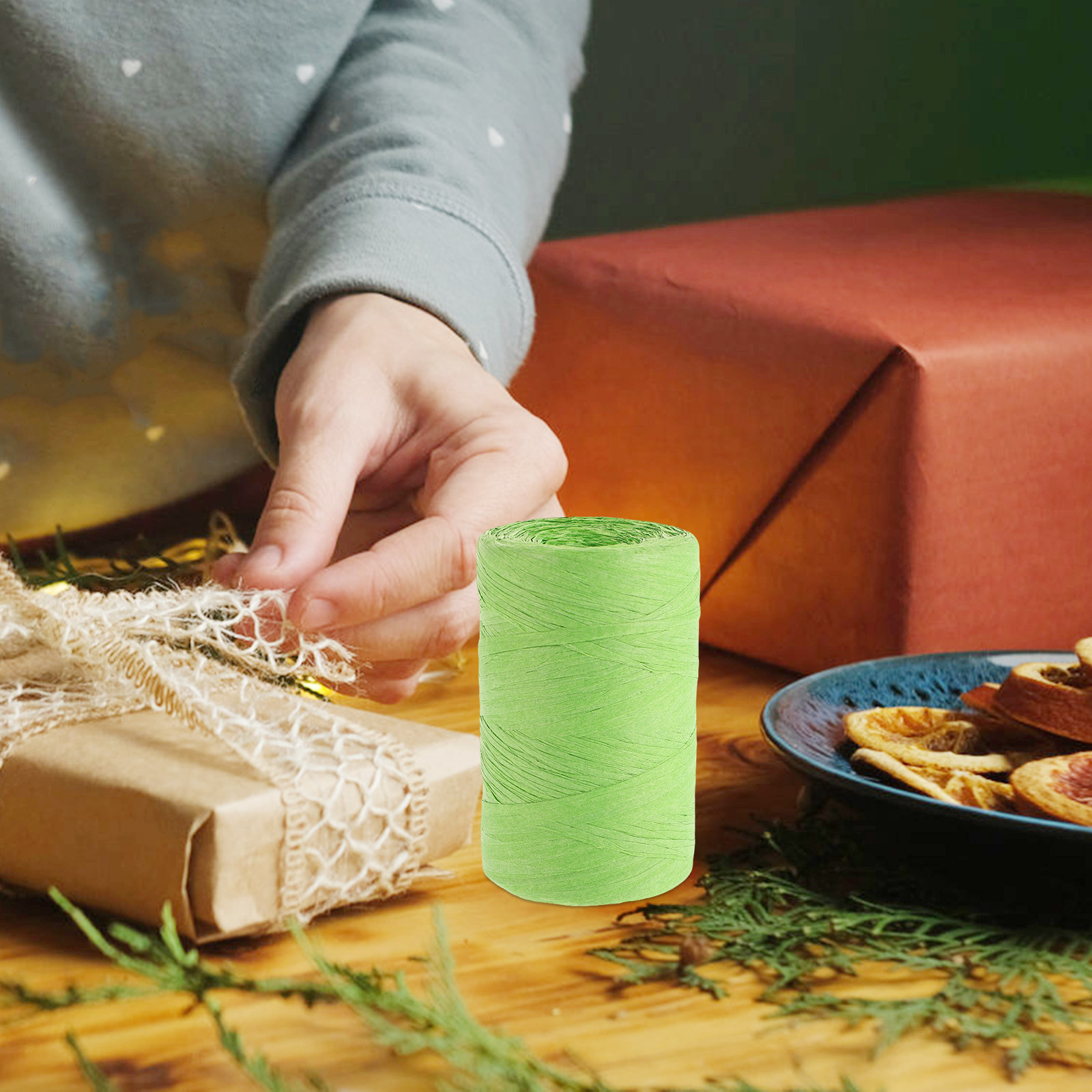 Kolorowa taśma z papieru raffi – Papercraft Supply Ribbon recenzja i cena