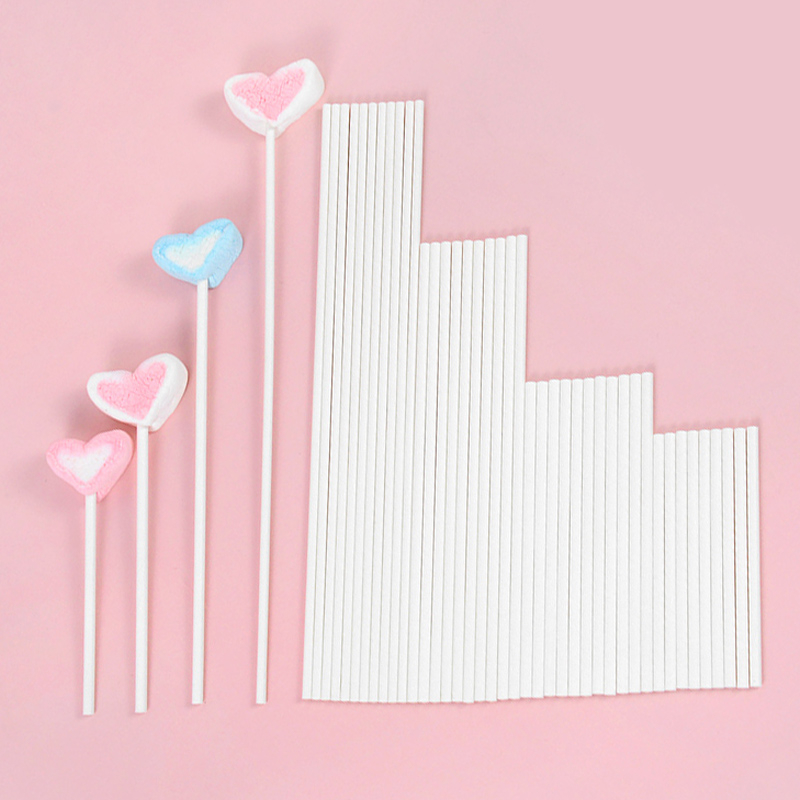 100szt Solid Core White Paper  – Cotton Candy Cone recenzja i cena