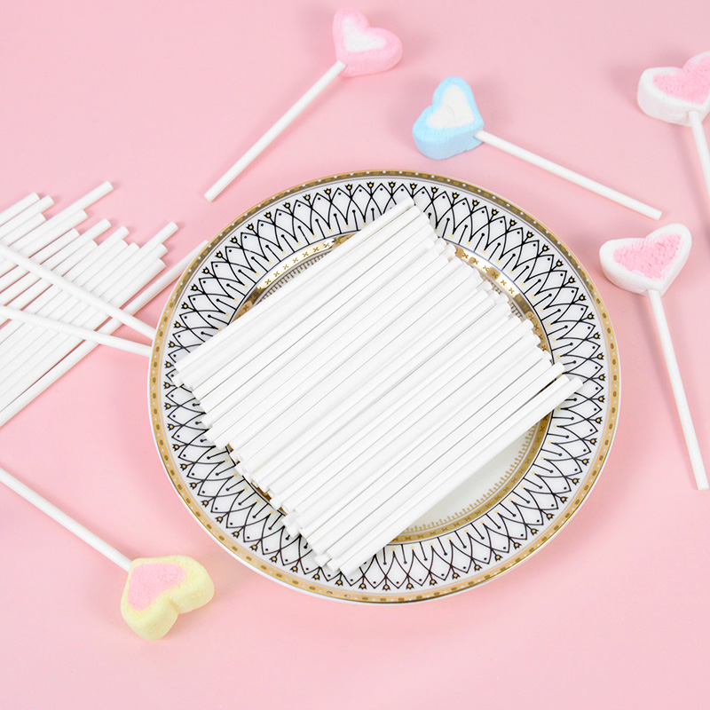 100szt Solid Core White Paper  – Cotton Candy Cone recenzja i cena