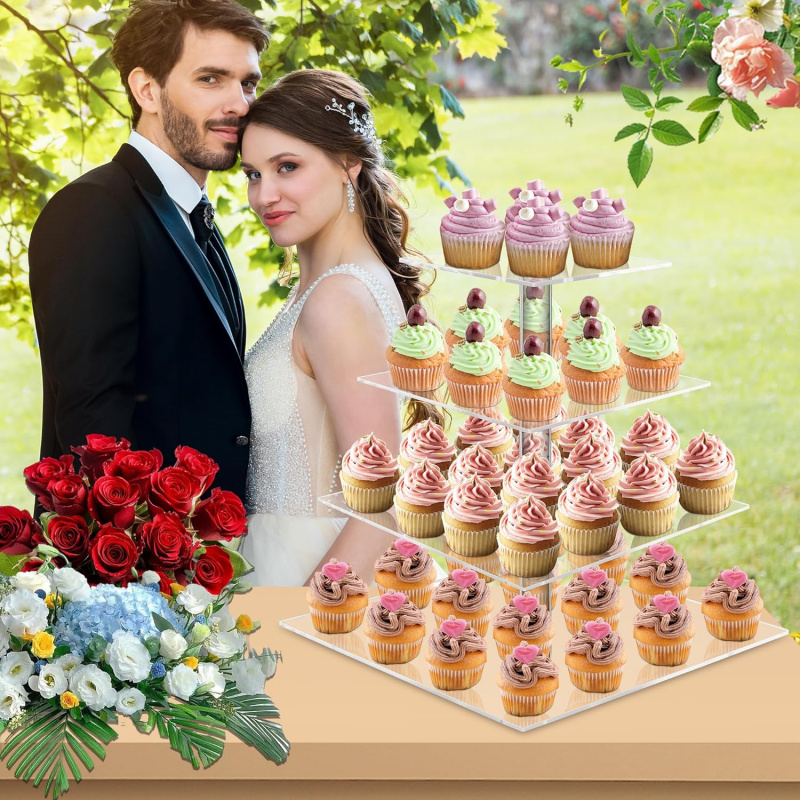 Stojak na babeczki YestBuy, 4- – Cupcake Stand Tier recenzja i cena