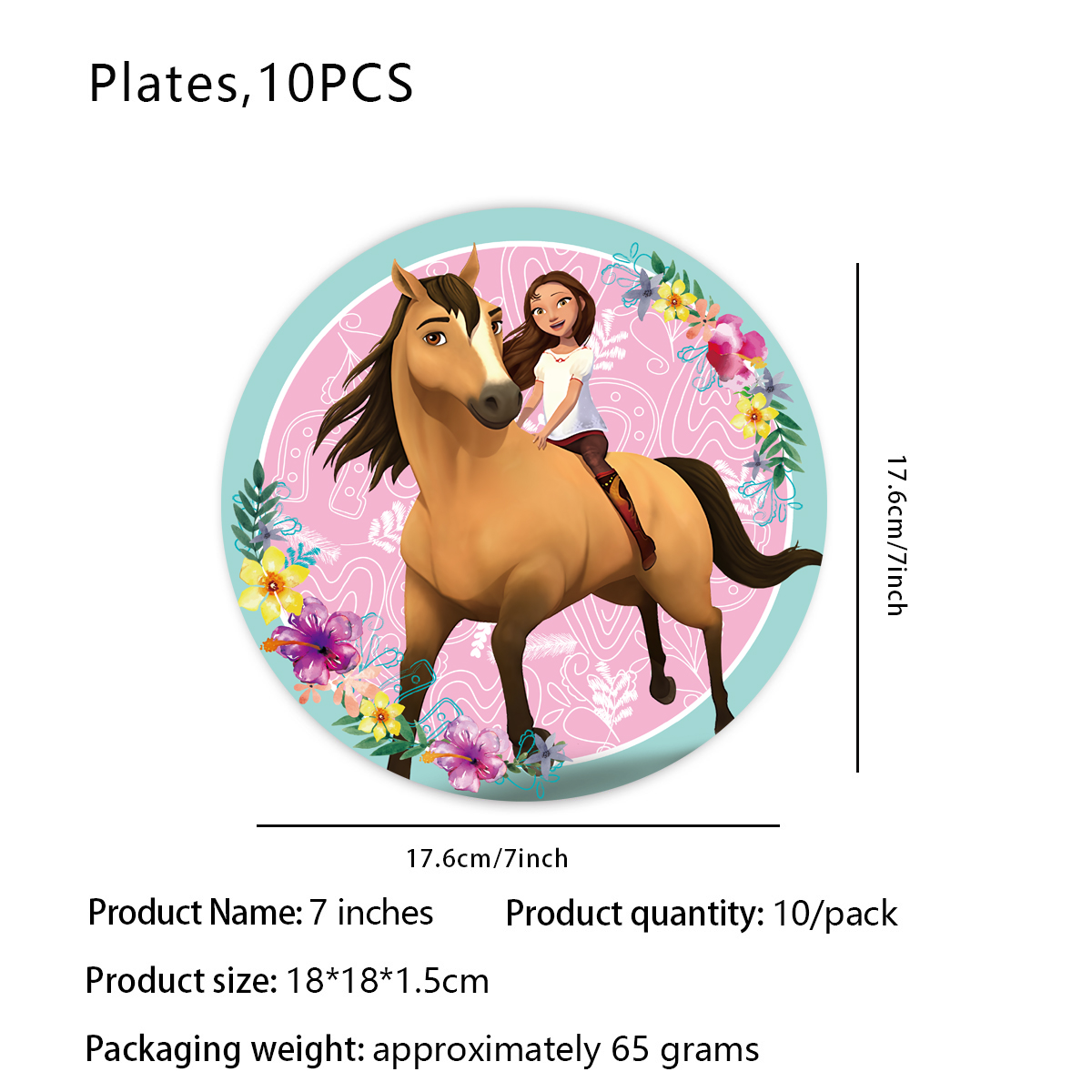 Cartoon Spirit-Stallion Riding – Table Cloth Disposable recenzja i cena