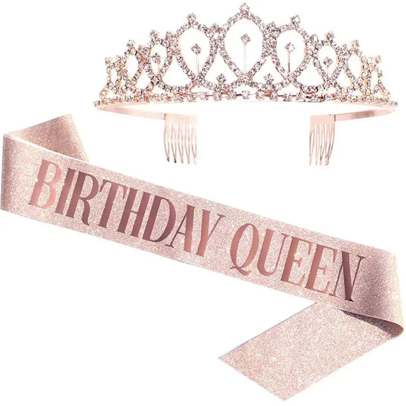 Korona królowej urodzinowa dzi – Birthday Sash Glitter recenzja i cena