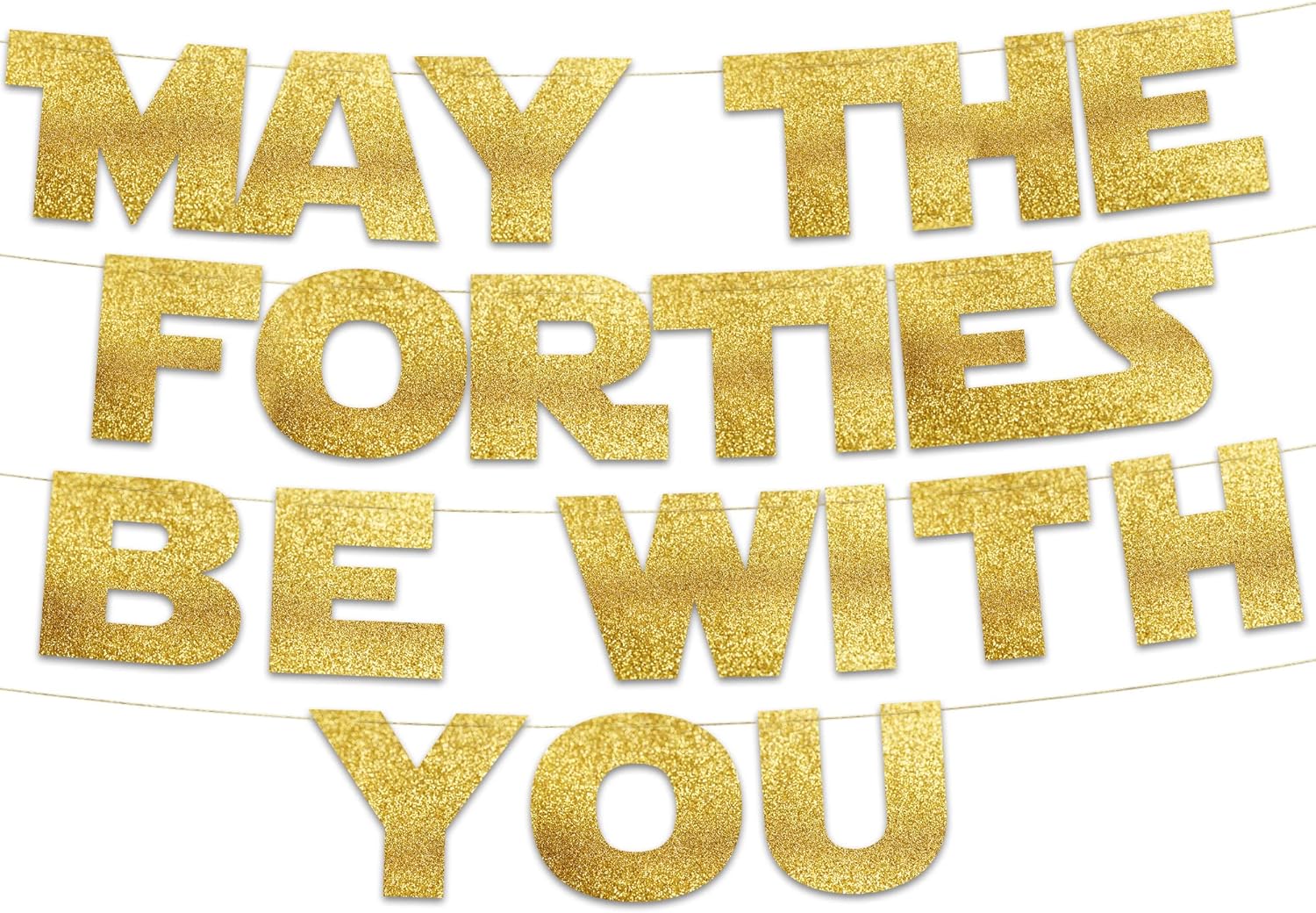 Baner: May The Forties Be With – Party Banner Gold recenzja i cena