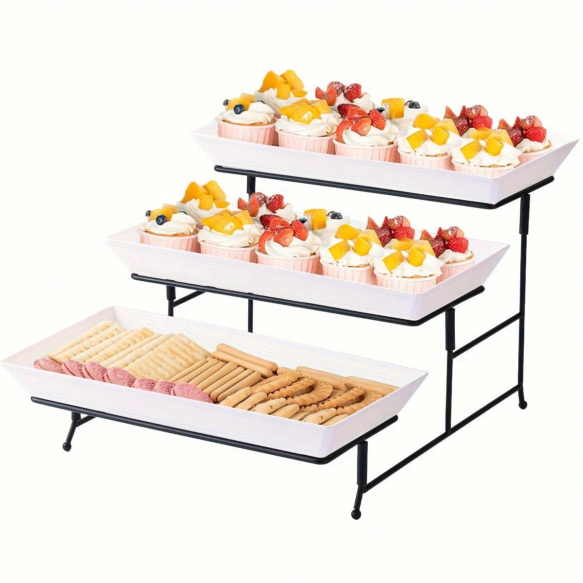 BLAGEPORT 1 szt. trójpoziomowy – Cupcake Stand Tier recenzja i cena