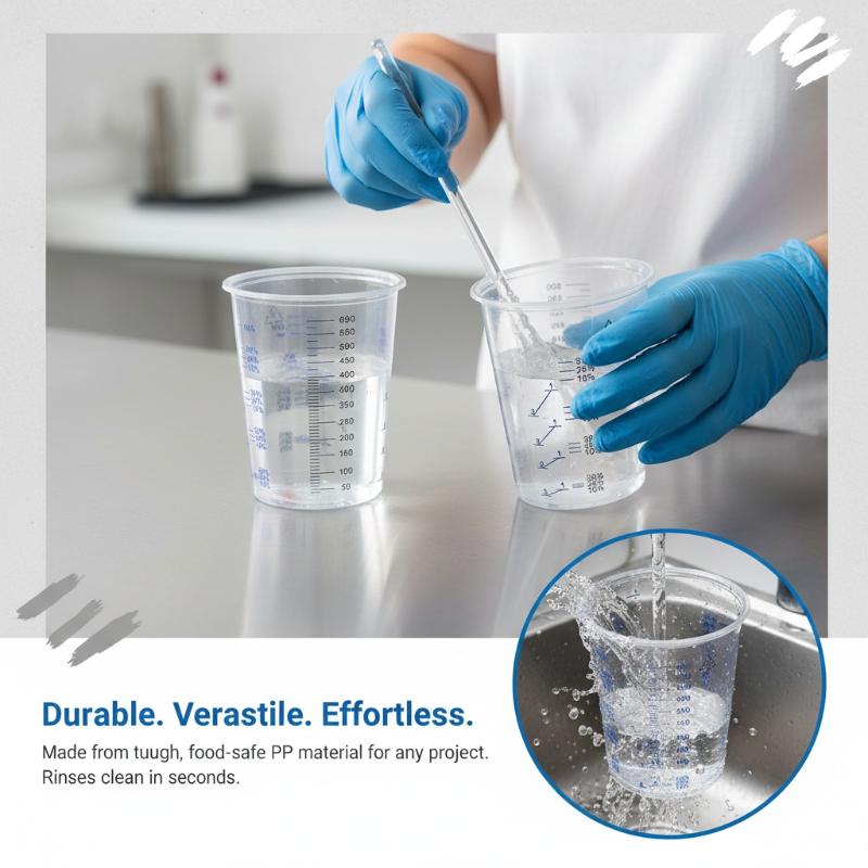 10/50 sztuk – kalibrowane plas – Plastic Cup 50Pcs recenzja i cena