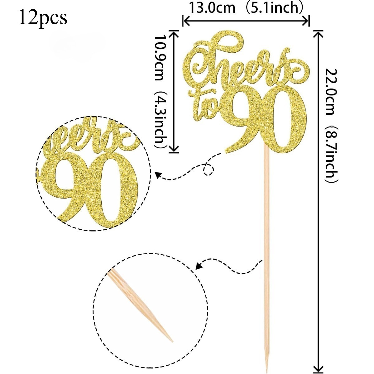 12 sztuk – ozdobne patyczki do – Centerpiece Stick recenzja i cena